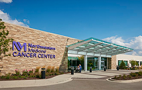 Exterior view of a Northwestern Medicine Cancer Center